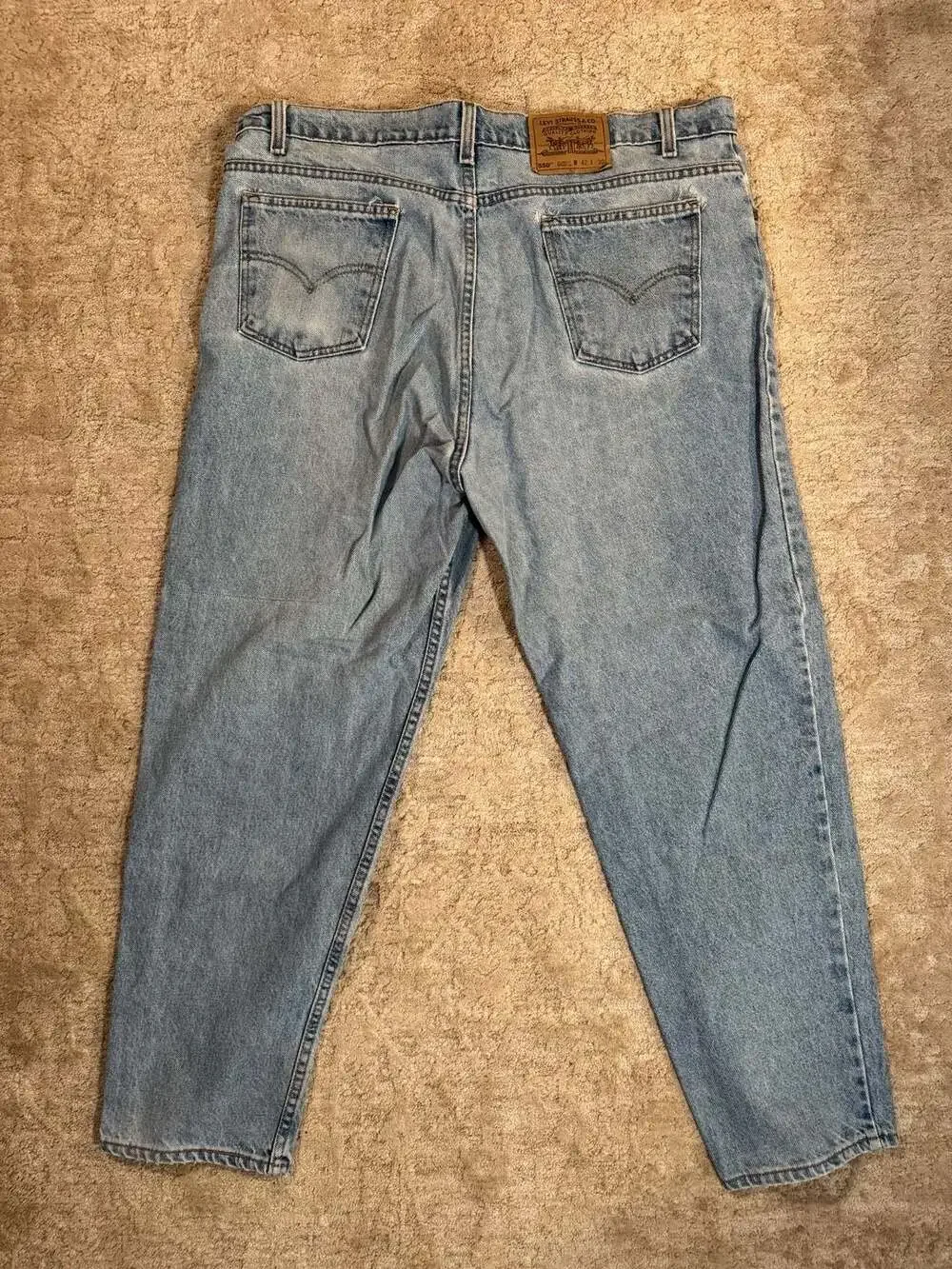 Vintage Levi's 550 Relaxed Fit Tapered Leg Jeans W42 L30 Made in USA